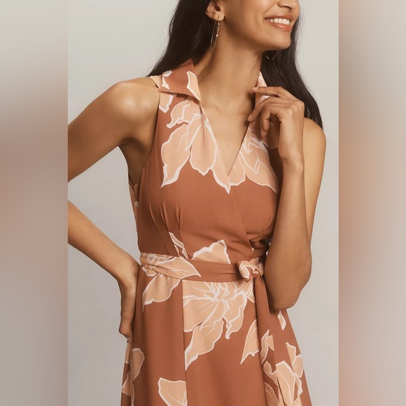 Hutch Sleeveless V-Neck Wrap Dess - Picture 4 of 4